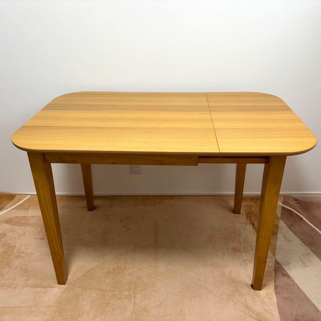 モダンデコ ダイニングテーブル 伸長式 折りたたみ 北欧 モダン ナチュラル