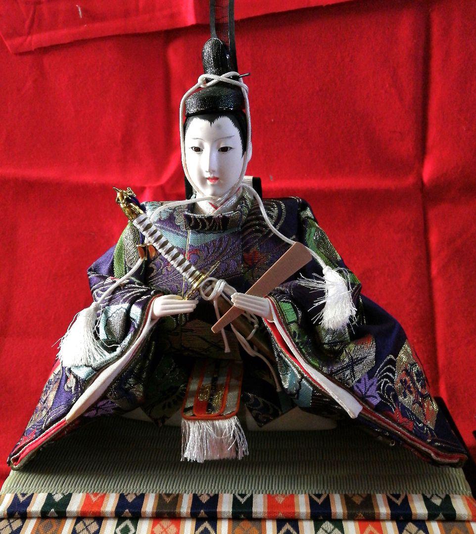 十番　弥生親王姫飾り 　台座付きセット