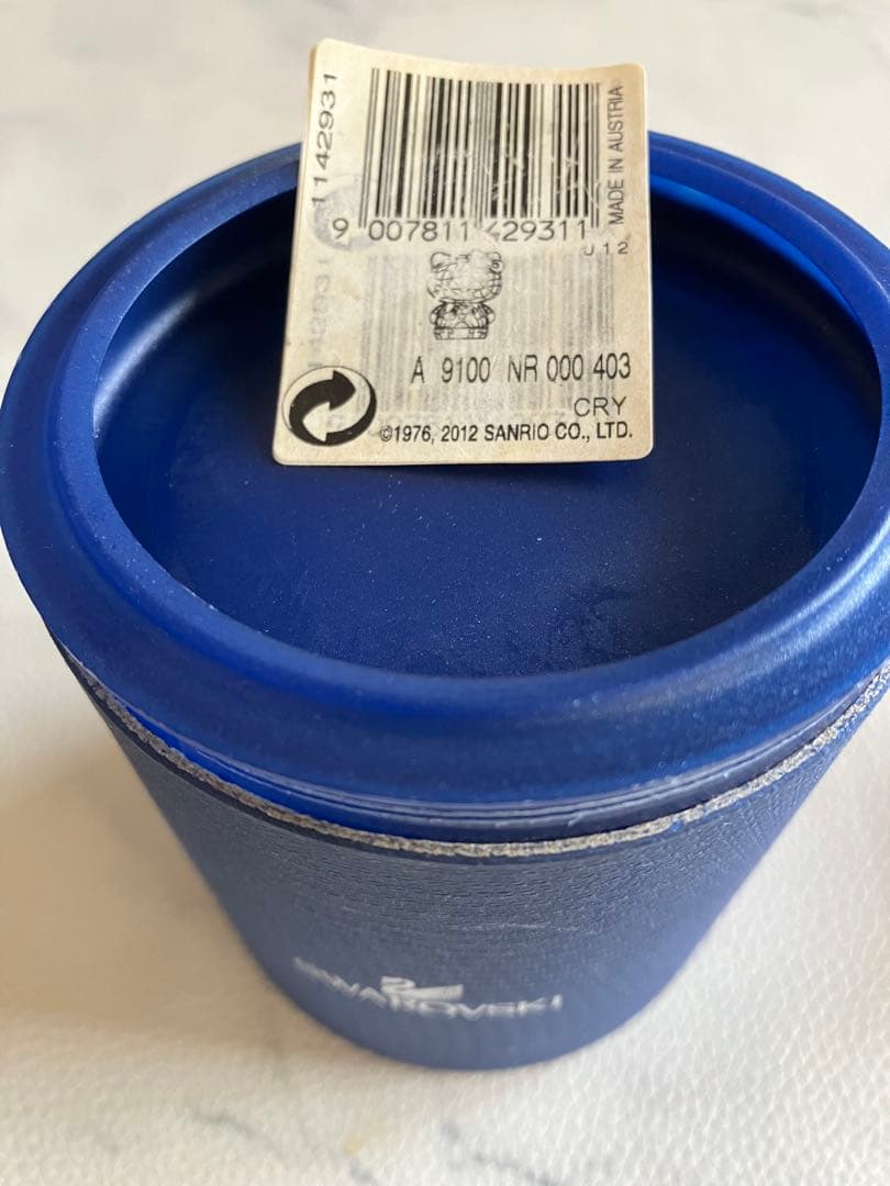 Swarovski 2012年スワロフスキーハローキティ 置物・ブラック