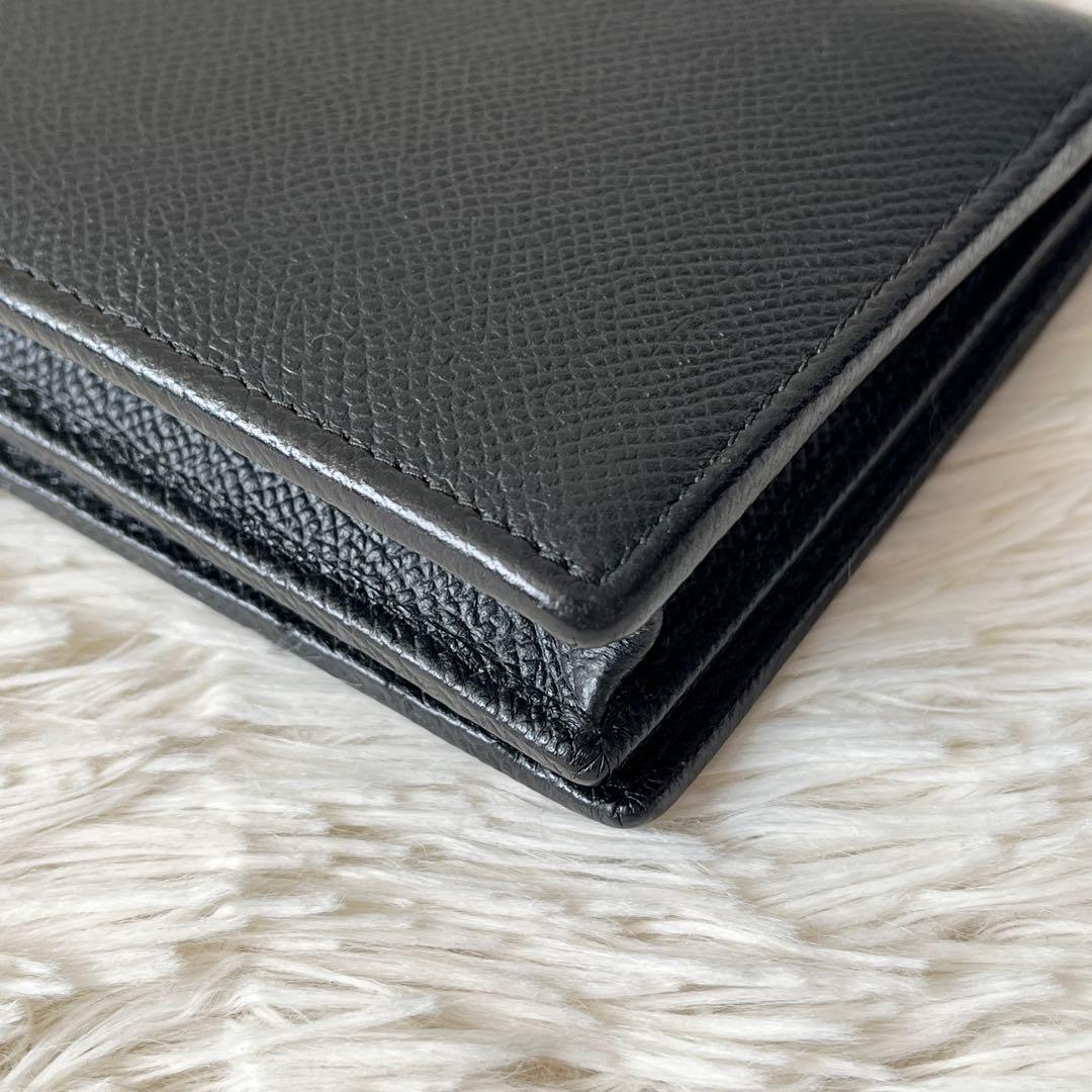 ⭐️未使用級⭐️　ブルガリ　BB Man　長財布　二つ折り　ブラック　サークル
