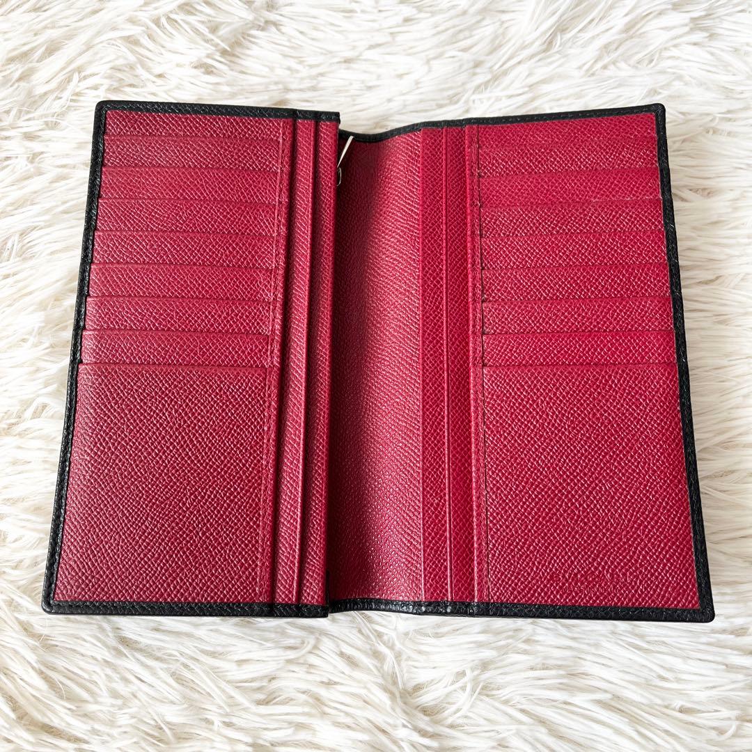 ⭐️未使用級⭐️　ブルガリ　BB Man　長財布　二つ折り　ブラック　サークル