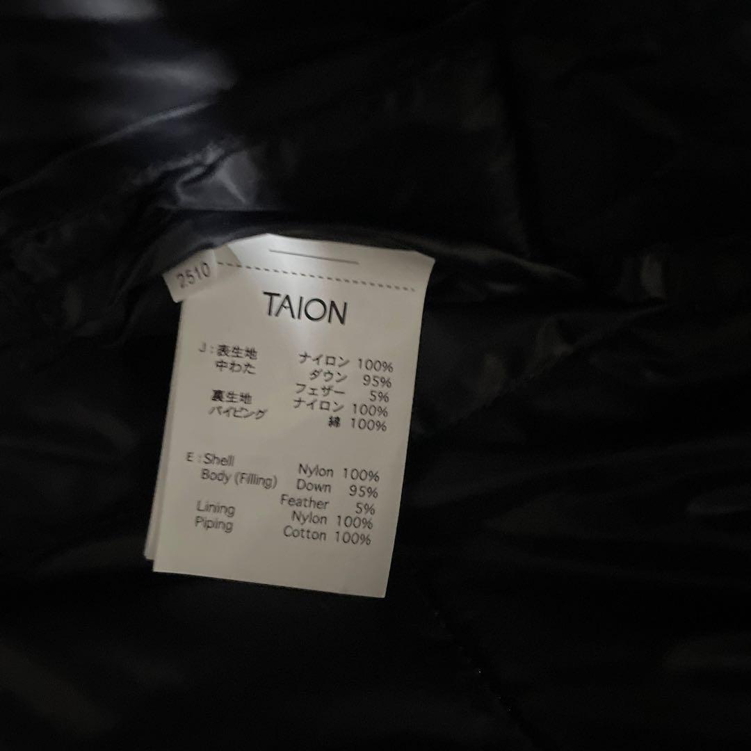 TAION （journal standard）ブラックダウンジャケット