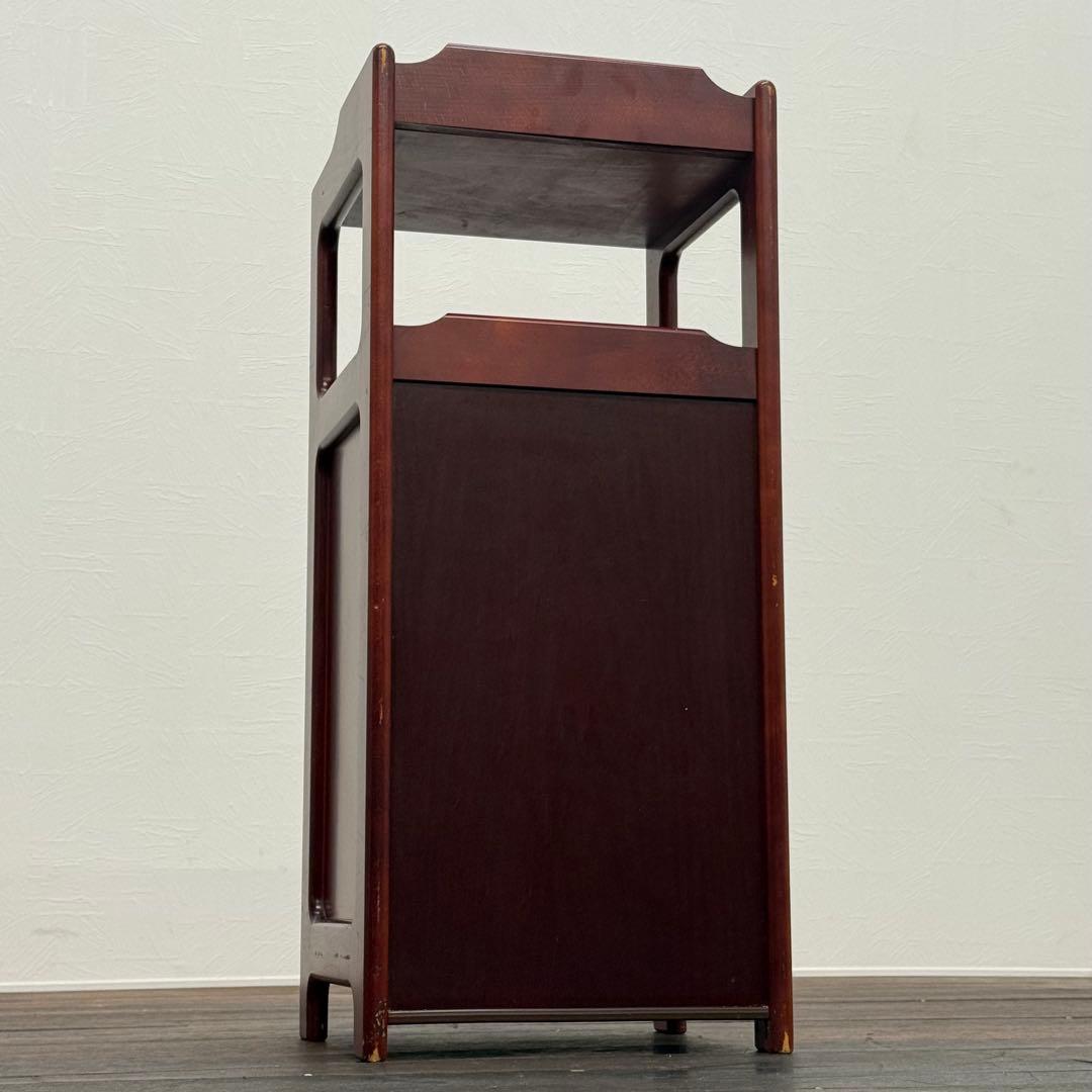 H19K79b カリモク 電話台 クラシック