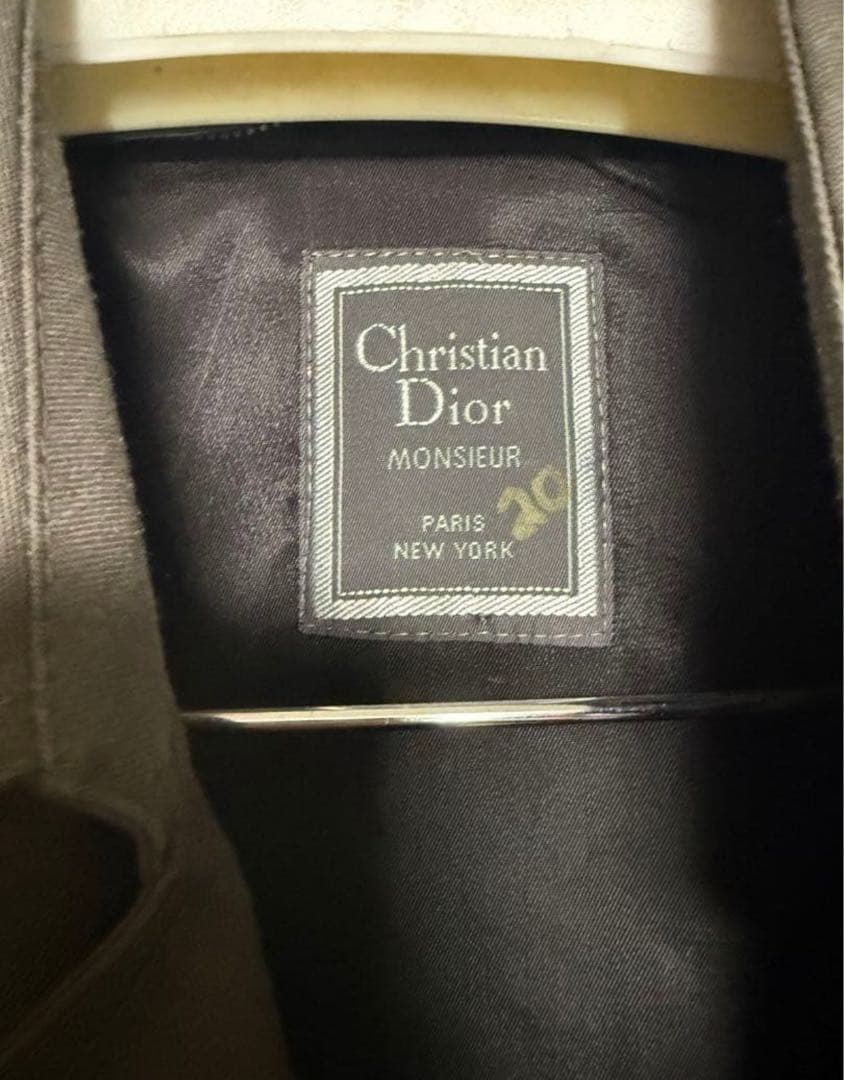 Christian Dior 80sトレンチコート グレー 映画使用