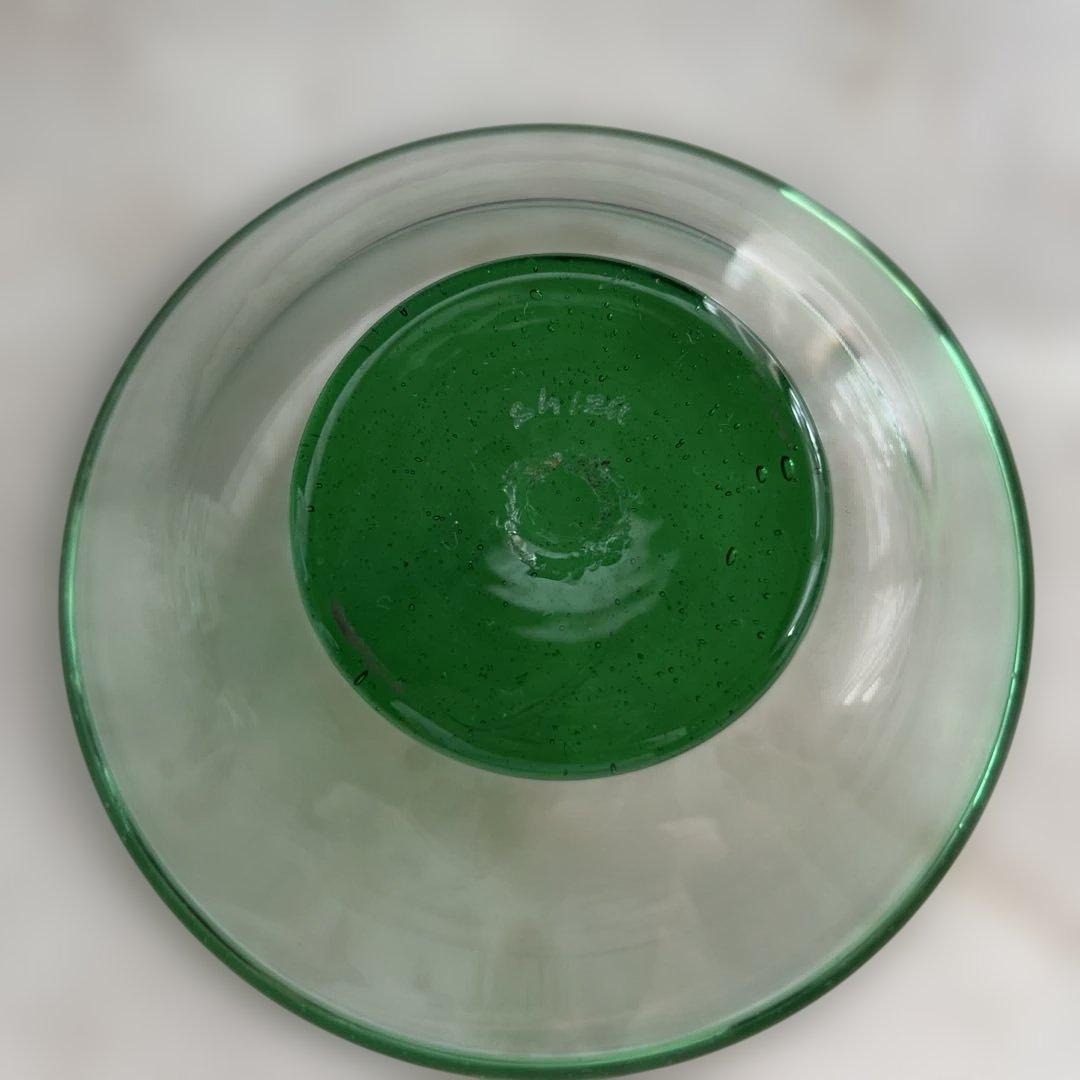 76.船木倭帆(shizu)吹きガラス　皿　6枚セット