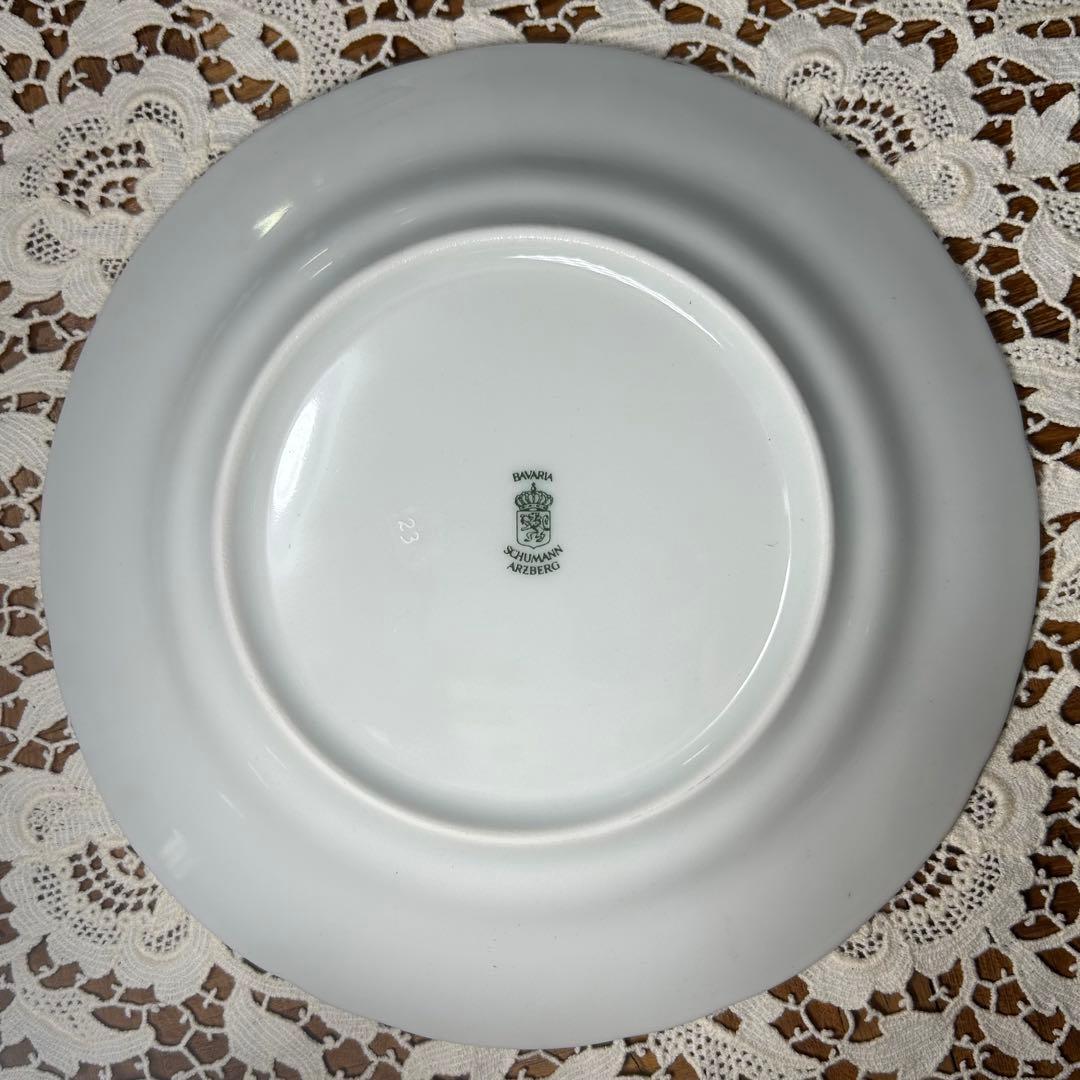 ドレスデンフラワー シューマンババリア プレート　6枚セット！　ケーキ皿