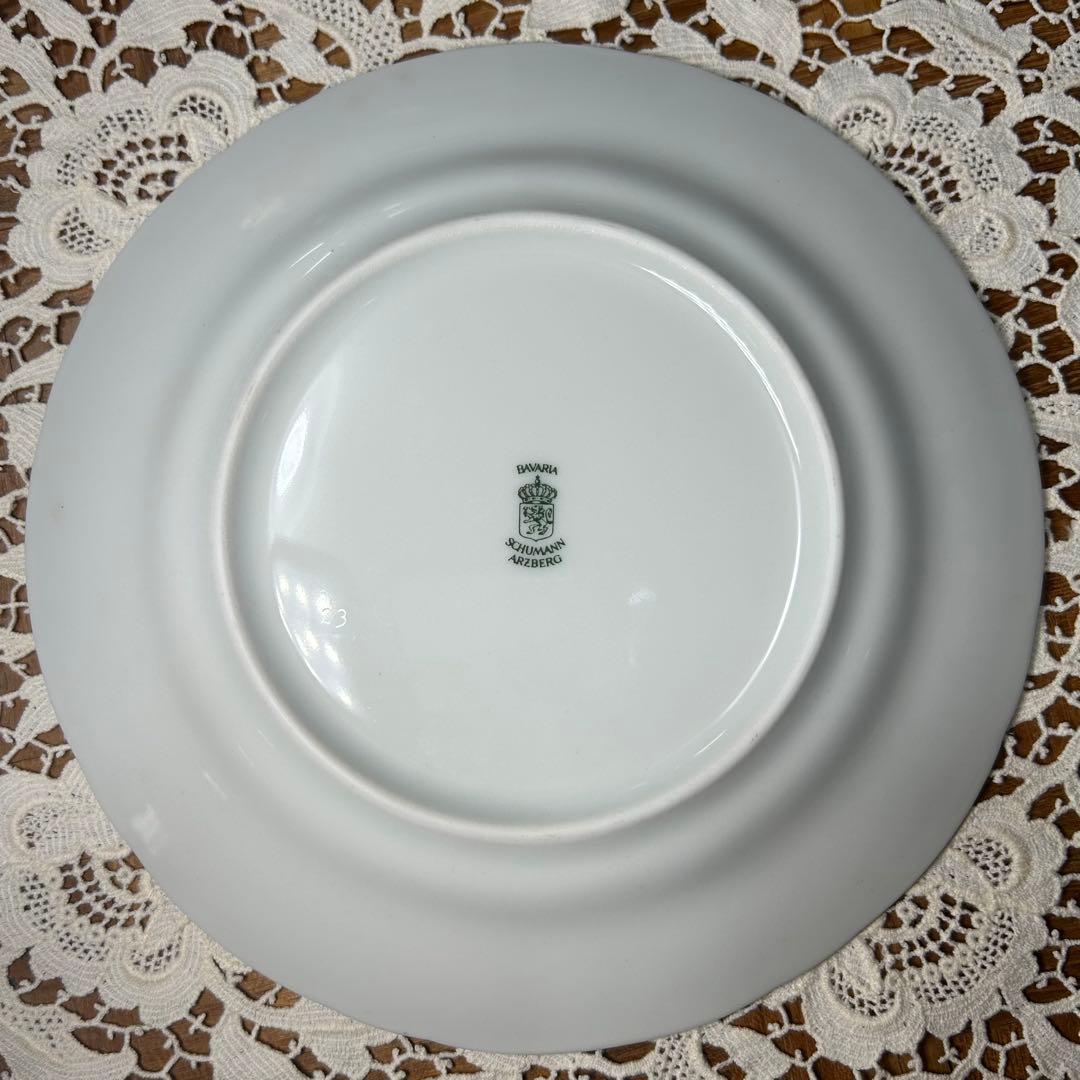 ドレスデンフラワー シューマンババリア プレート　6枚セット！　ケーキ皿