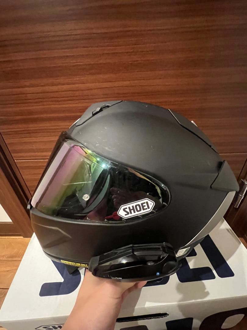 SHOEI X-Fifteen B+COM6xセット　純正ミラーシールド付き