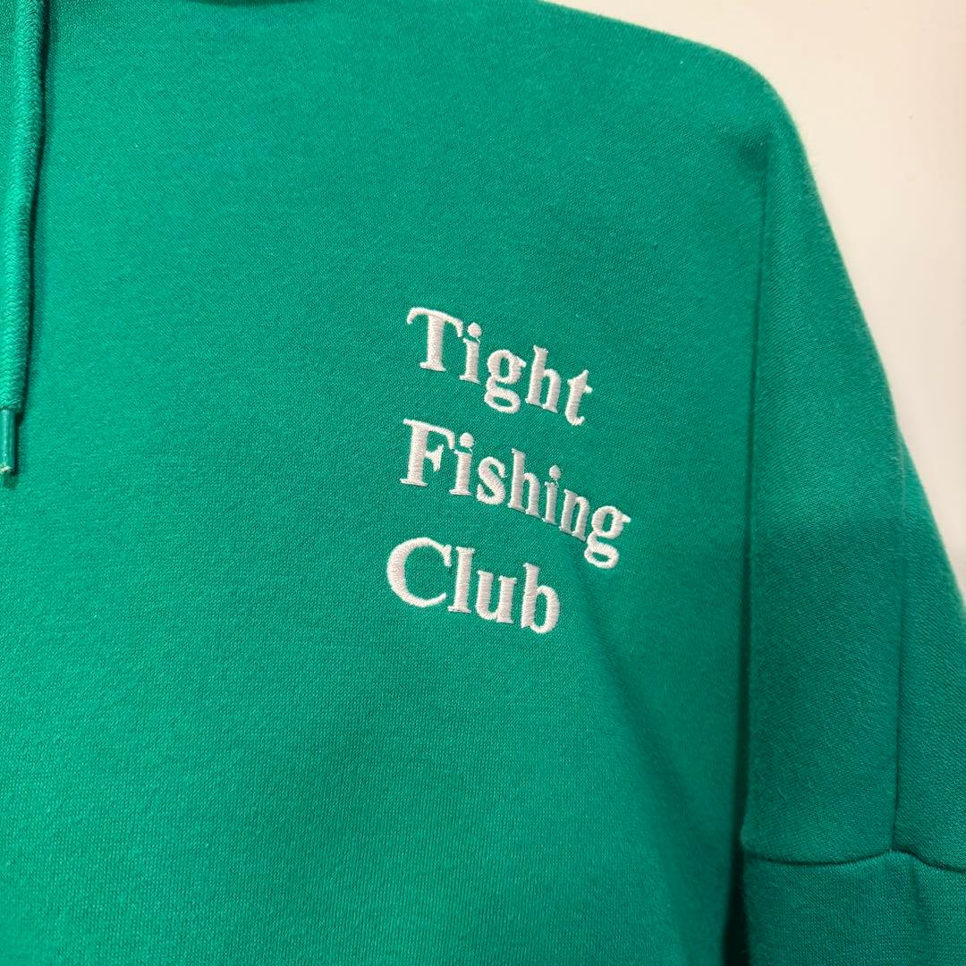 tightbooth chaos fishing club パーカー　緑　L