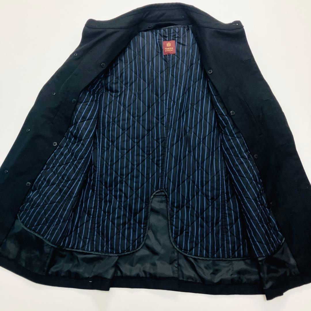 超希少サイズ　美品　赤タグ　タケオキクチ　ステンカラーコート　ライナー　XL