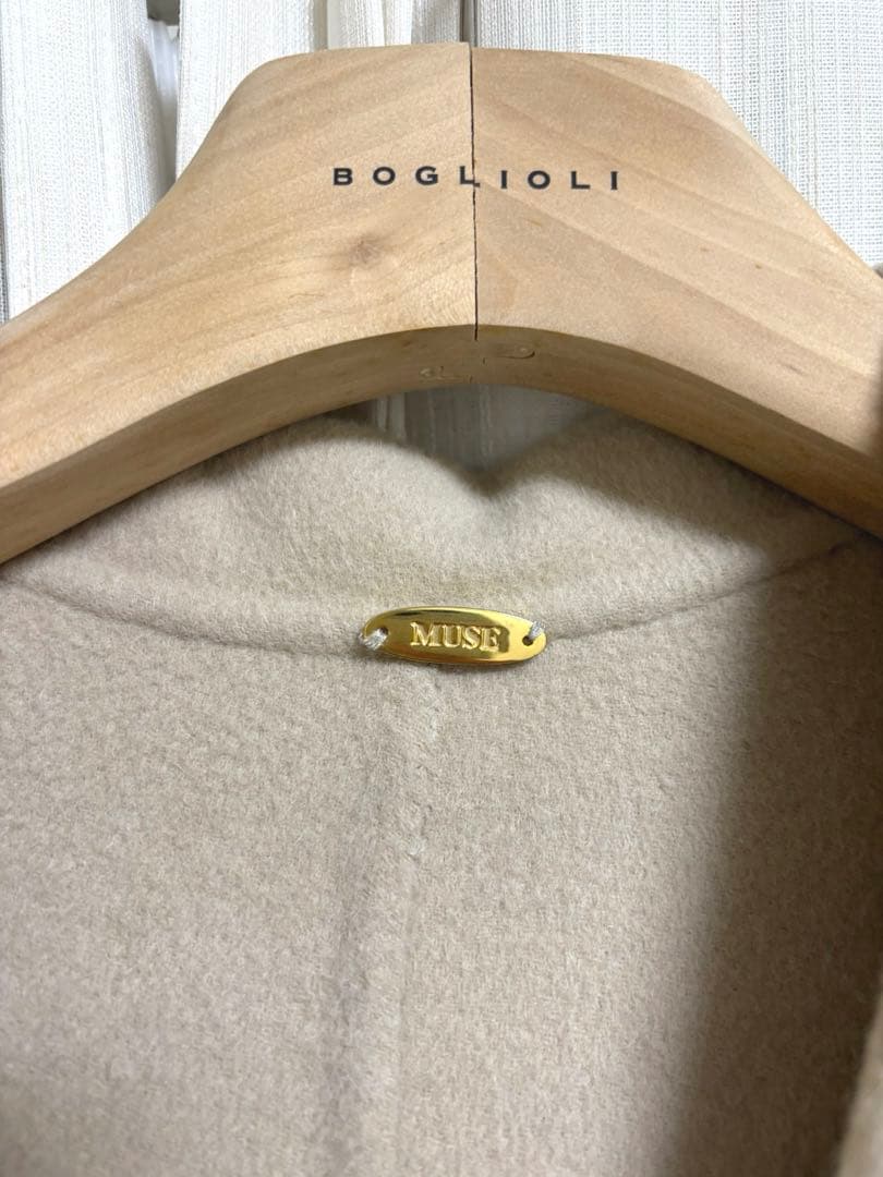 極美品・人気色2024AW【ドゥーズィエムクラス】ウールアンゴラリバーコート