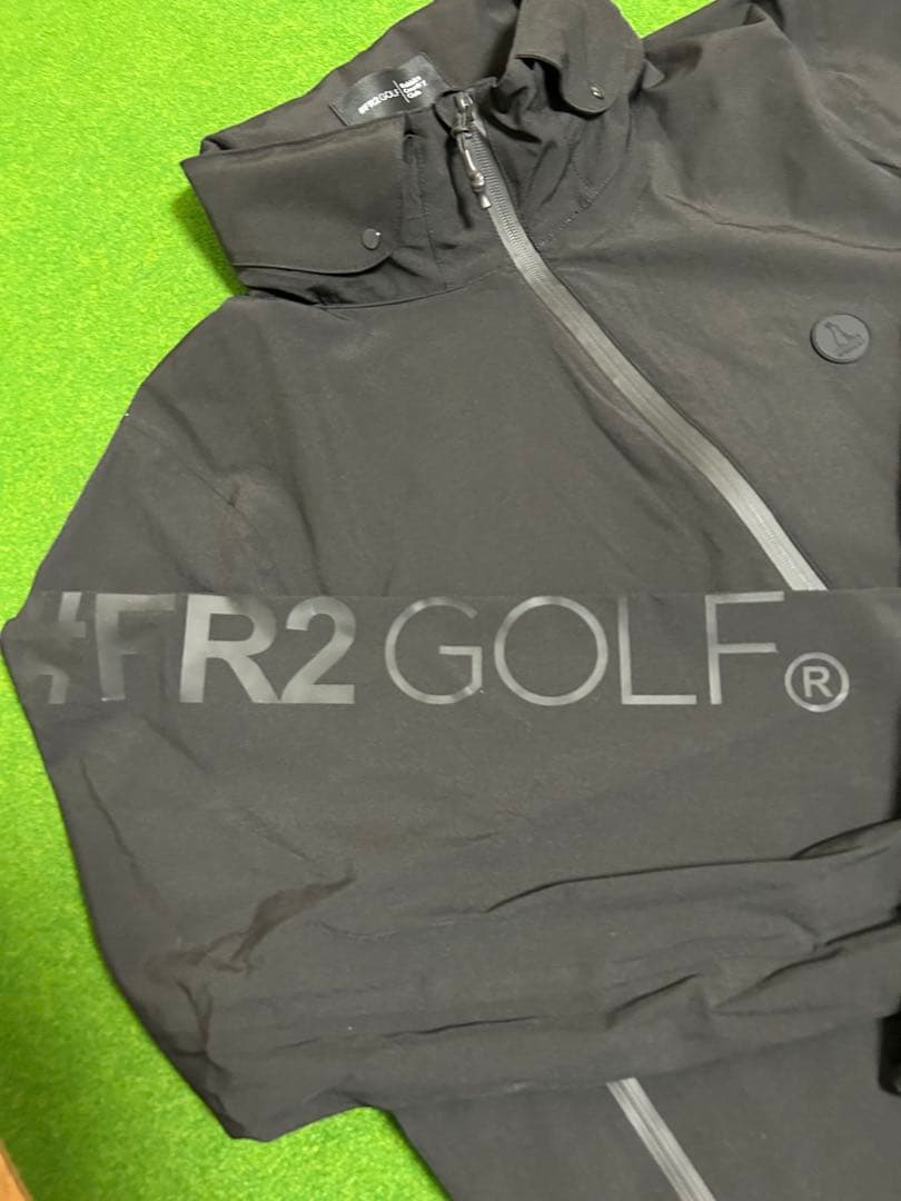 FR2GOLF ストレッチレインジャケット ブラック　XXL