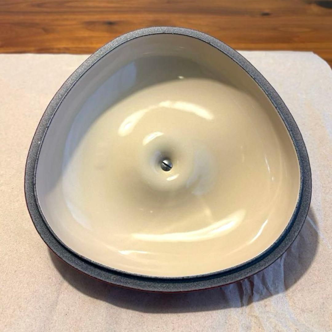 LE CREUSET りんご 型 両手鍋 赤 ルクルーゼ 鍋 アップル レア