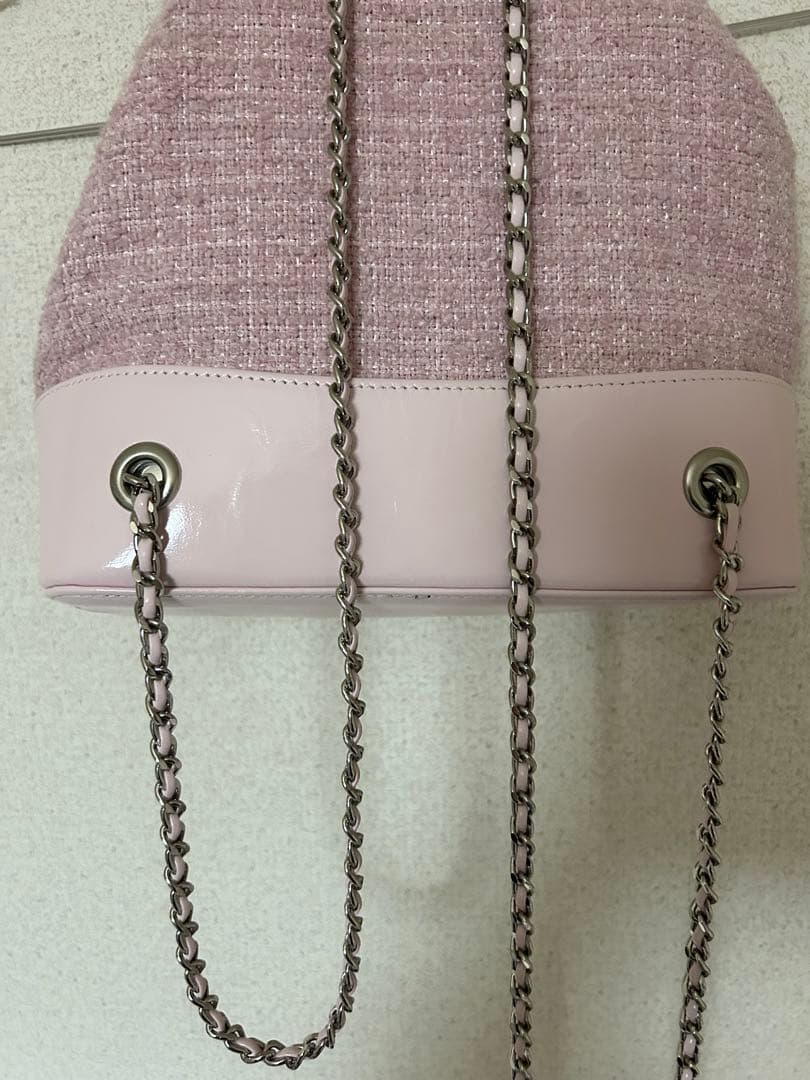 バッグ THE BARNNET Tweed Drawstring Backpack