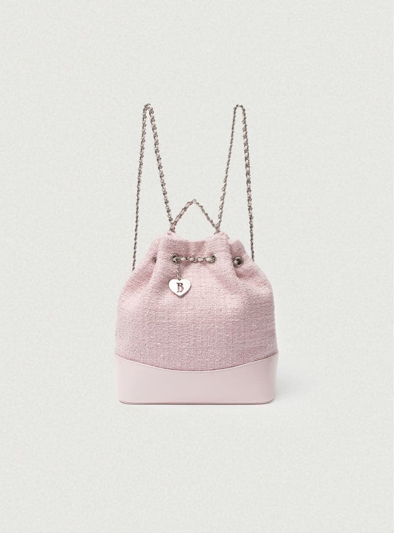 バッグ THE BARNNET Tweed Drawstring Backpack