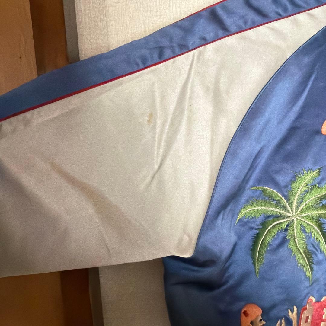 しばたテーラ東洋　ハワイ両面刺繍サテン　スカジャンMサイズ