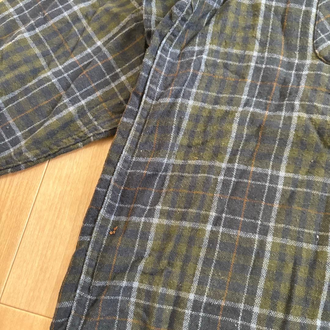 50s 60s SEARS ウール オープンカラー　チェックシャツ