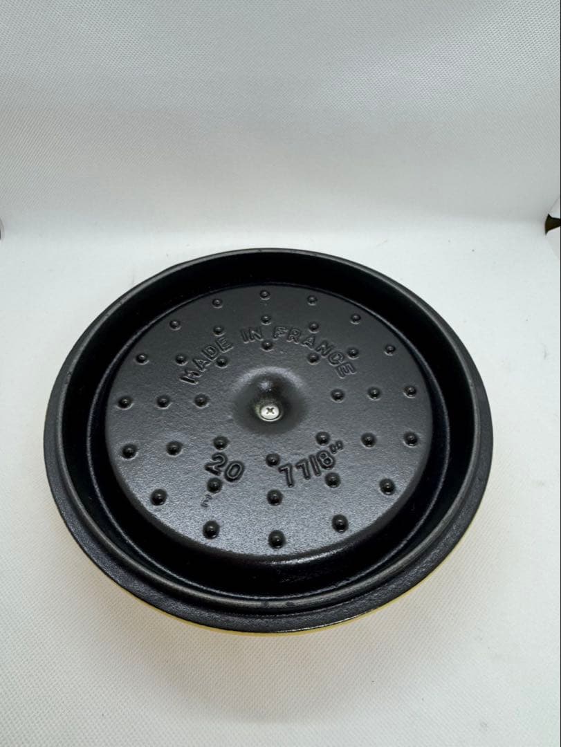 ストウブ　staub 希少カラーレモン20センチ　未使用品