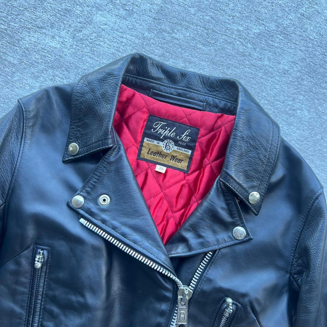 666 トリプルシックス ダブルライダースジャケット