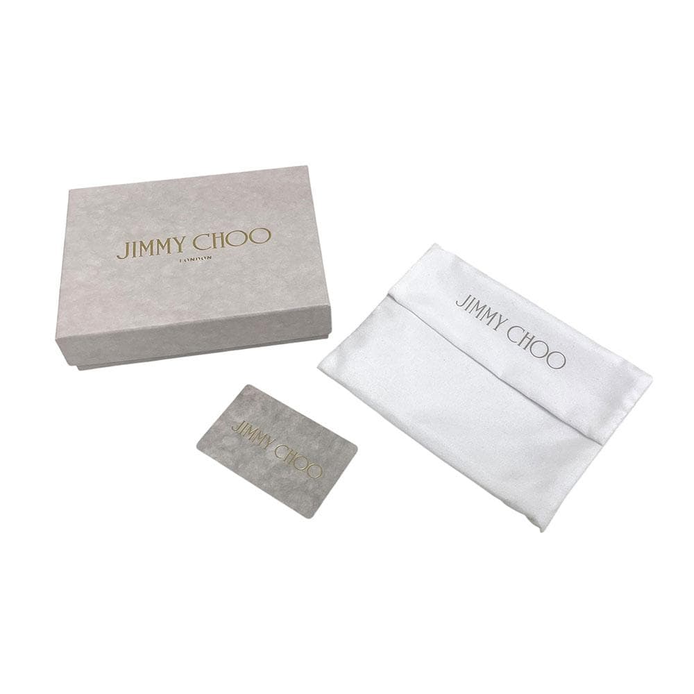 【未使用】 JIMMY CHOO ジミーチュウ 二つ折り ウォレット スタッズ