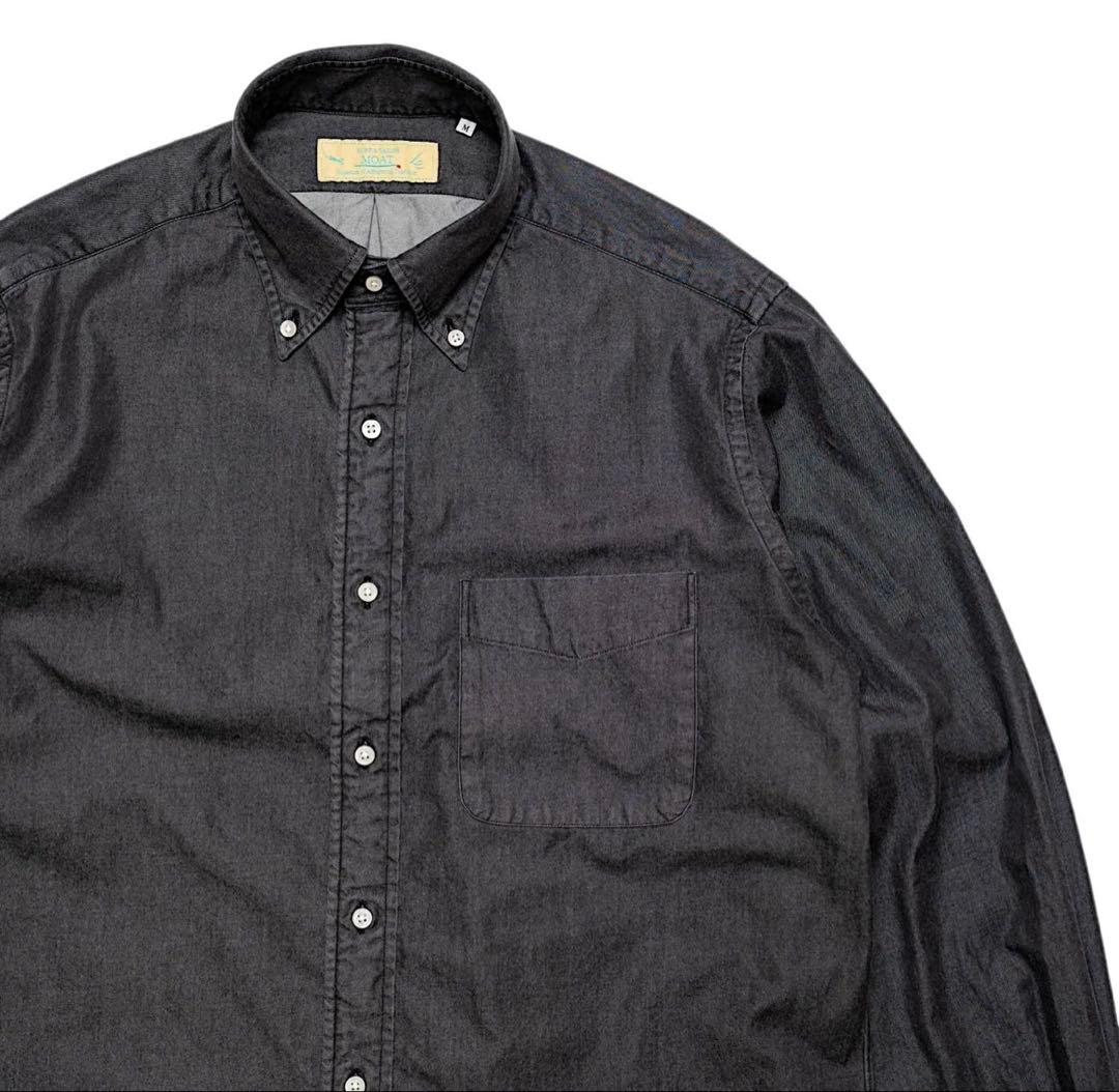 Surf&TailorMOAT サーフ&テーラー モート ブラックデニムシャツ