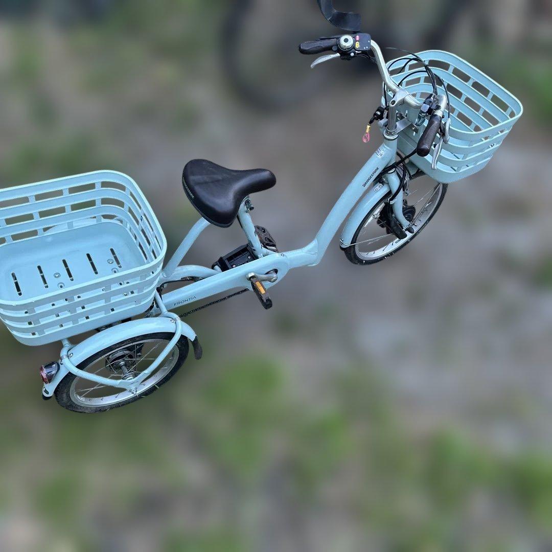 ジャンク品！バッテリー無し電動アシスト自転車　三輪車 フロンティア 内装3段