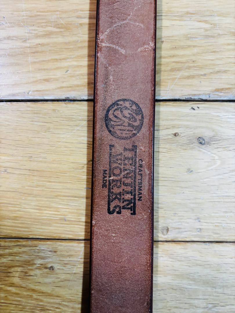 天神ワークス　LEATHER BELT- BE40