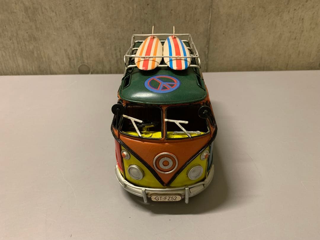 ビンテージ風ブリキミニチュアカー 5台セット