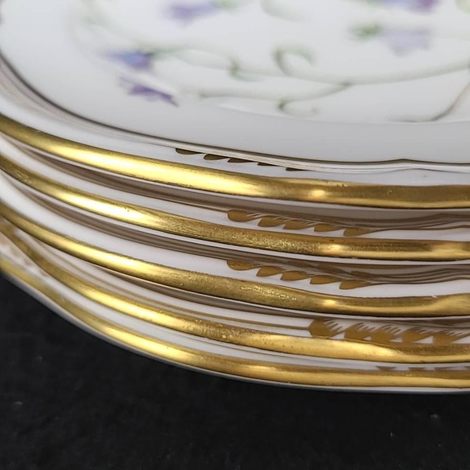 ☆良品☆スポード　カンパニュラ　CAMPANULA　デザートプレート　6枚