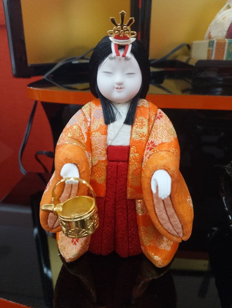 真多呂人形オリジナル五段飾り　雛人形 コンパクト 木目込人形 十五人飾 真多呂作