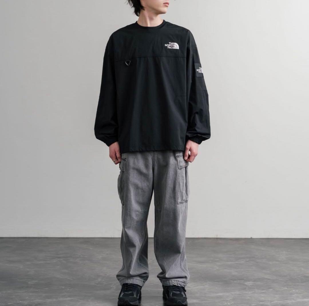 韓国限定　ノースフェイス✨　XXL アルバニークルーネック　黒　ロンT