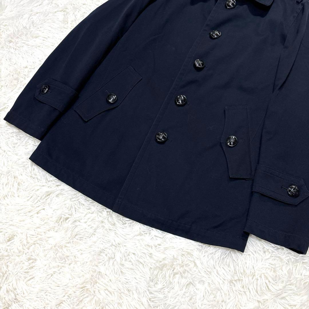 BURBERRY BLACK LABEL ネイビーチェスターコート M