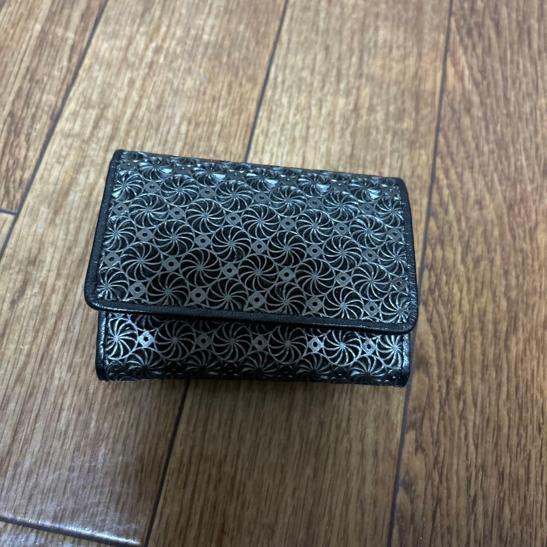 HIROKO HAYASHI 黒 三つ折り財布