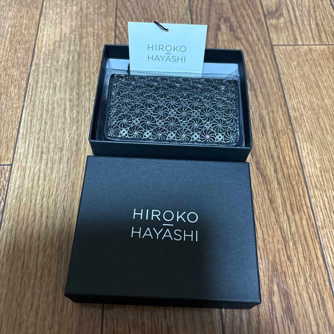 HIROKO HAYASHI 黒 三つ折り財布