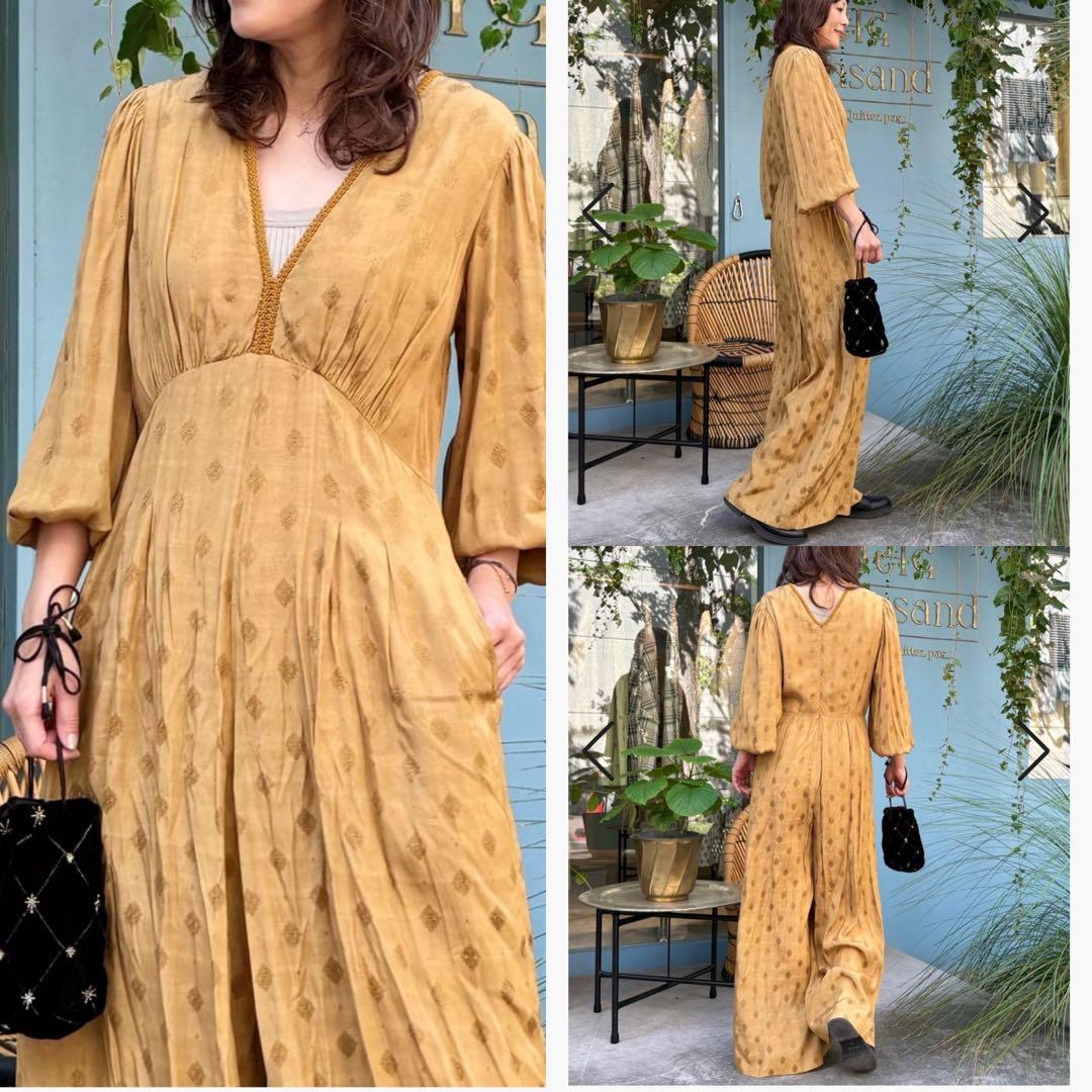 サロペット・オーバーオール・オールインワン Sara Mallika Rayon Jacquard All In One