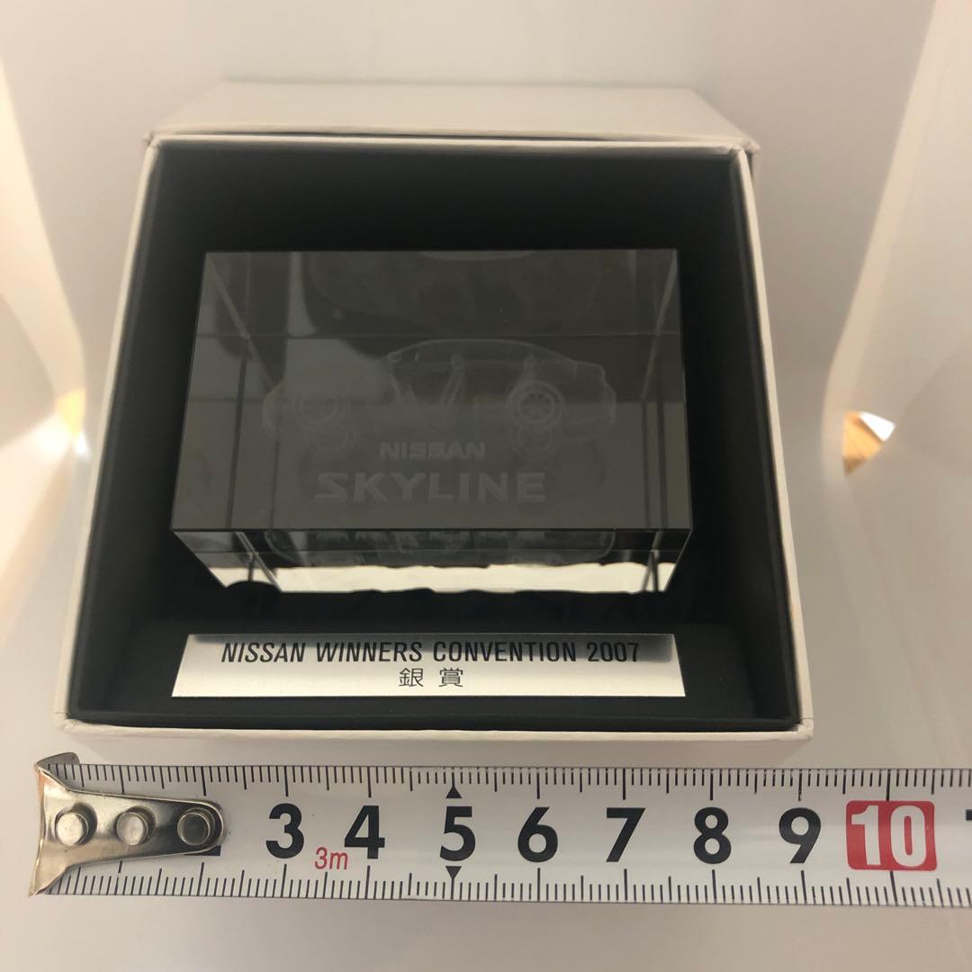 非売品　日産 ニッサン　スカイライン 3D クリスタルアート
