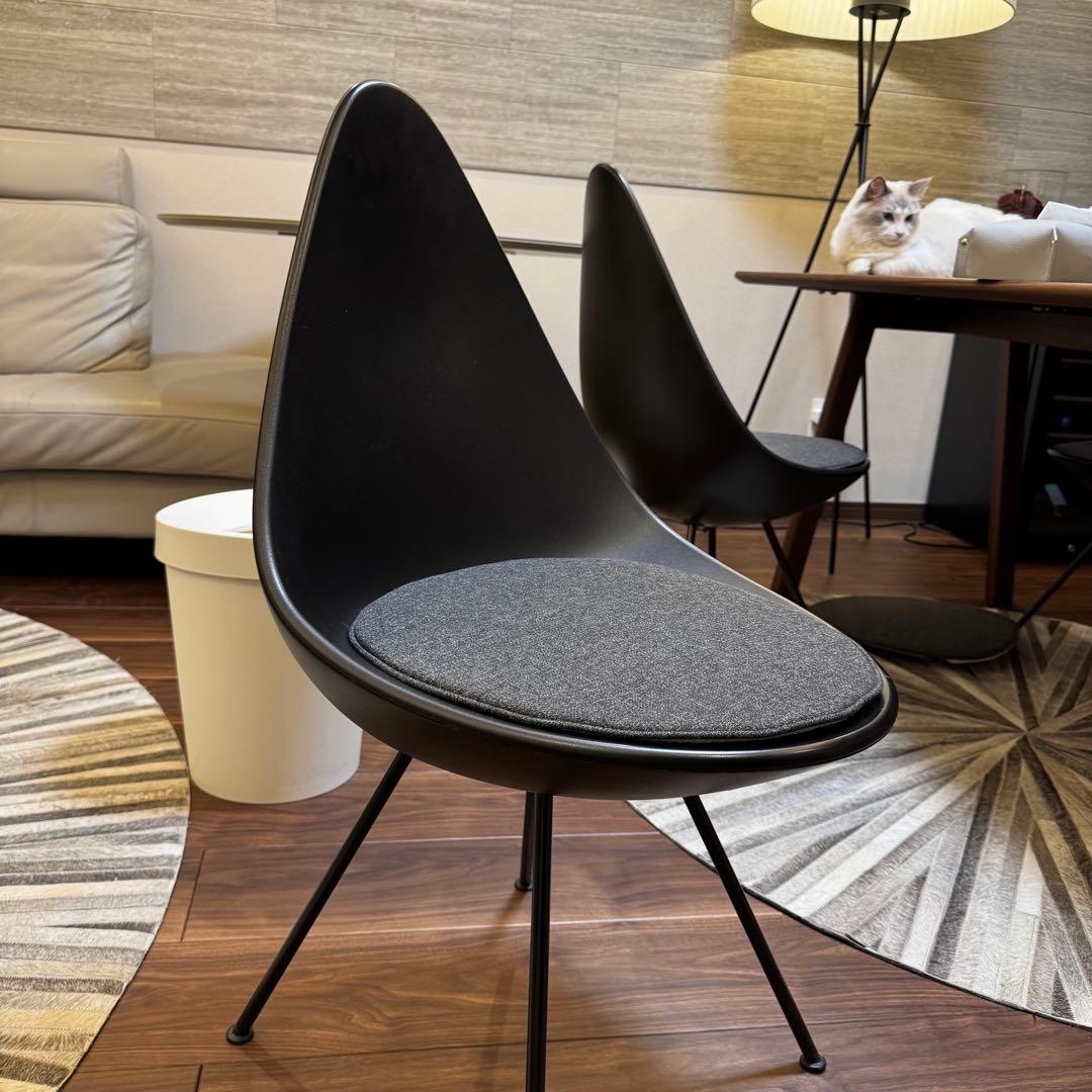 クリオネ　 フリッツハンセンドロップチェア４脚セット