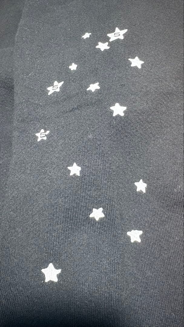 sp5der クモの巣デザイン パーカー S