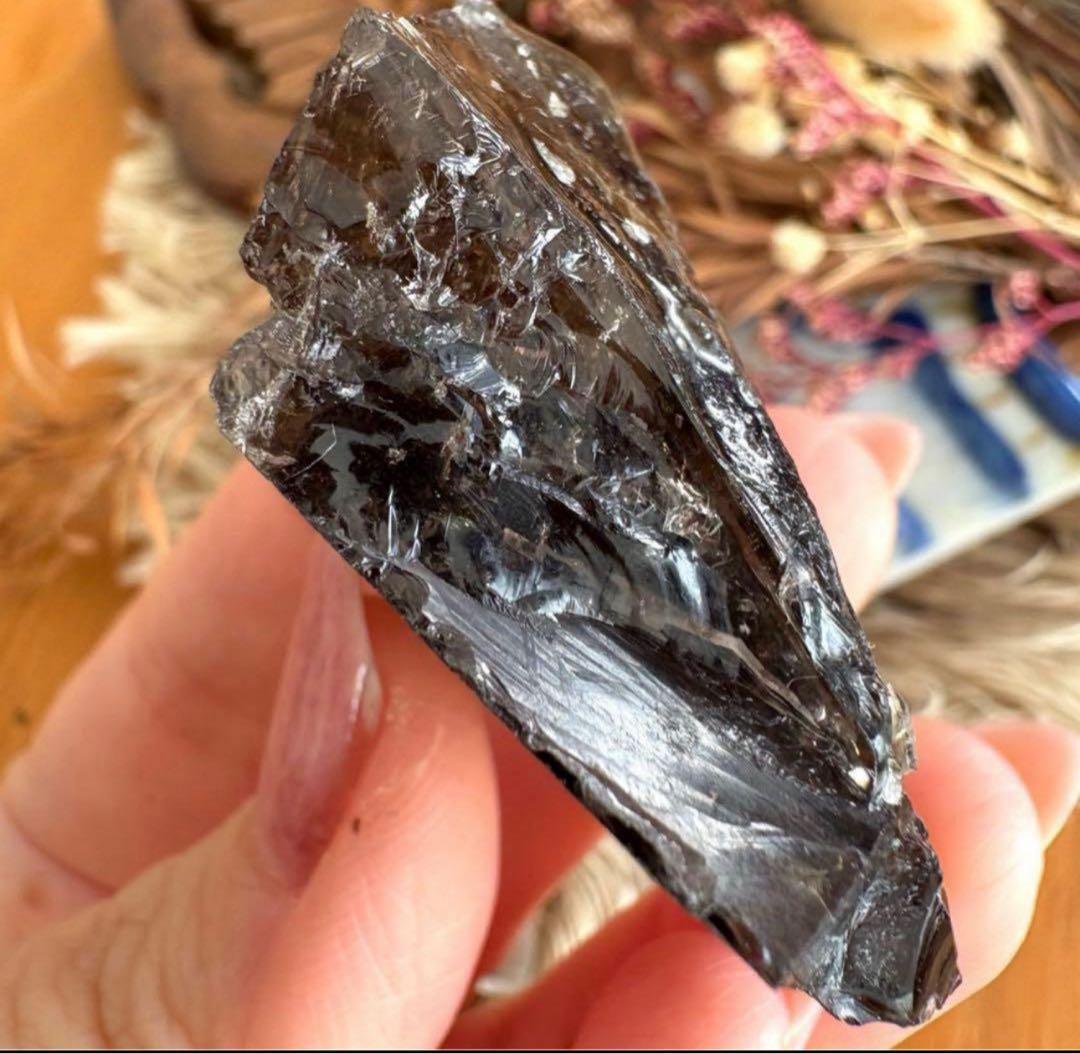 激レア♥ライトニング神秘レムリアンシードクォーツ…☪︎*更に龍神様が潜む虹入り♥