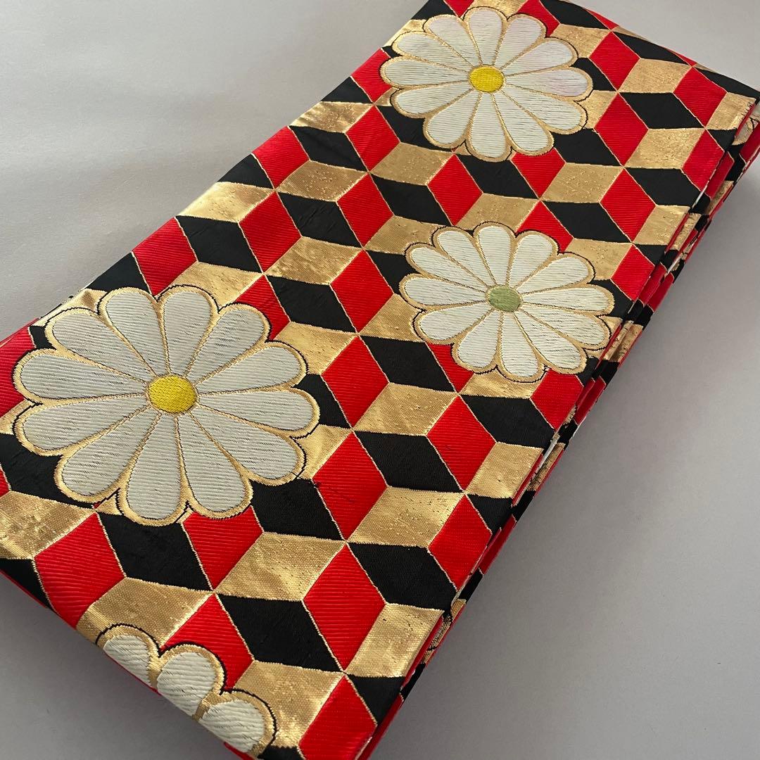 七五三　7歳　アンティークお着物セット　アンティークぽっくり下駄