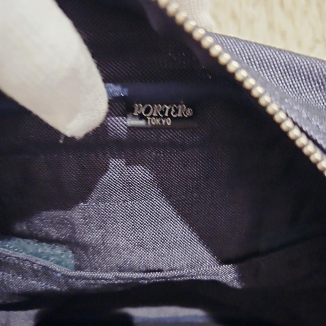 未使用級 ポータースモーキー ショルダーバッグ メッセンジャーバッグ ネイビー