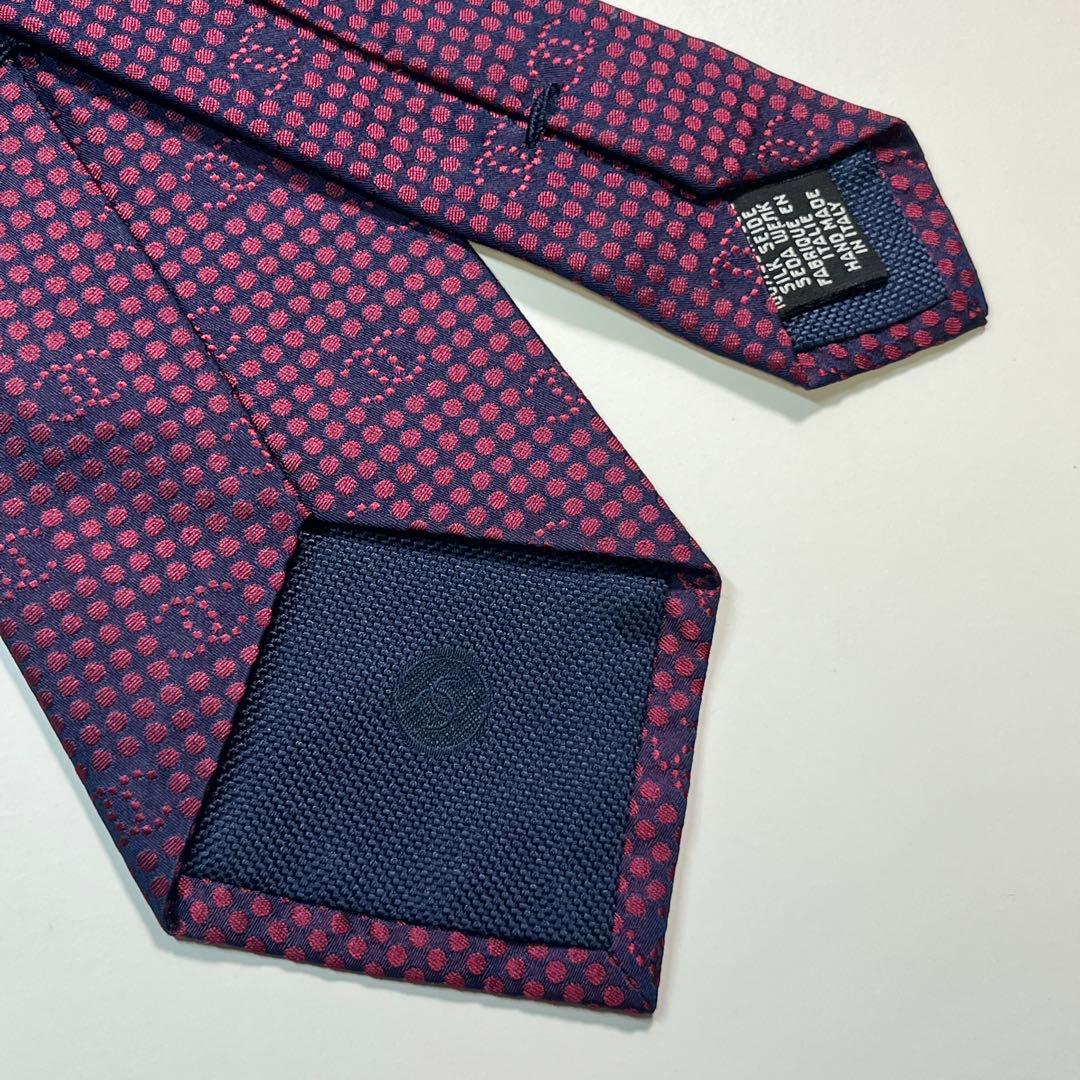✨極美品✨ CHANEL シャネル　ネクタイ　ココマーク　ドット　ビジネス