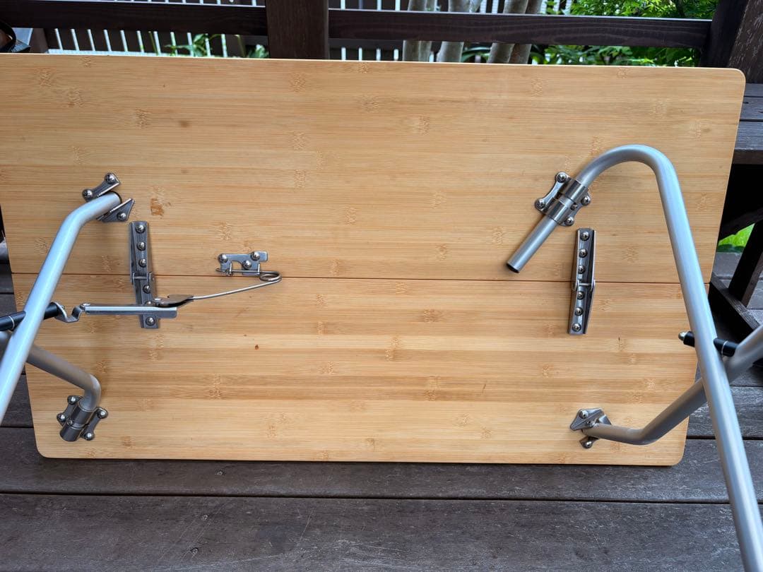 peak スノーピーク ワンアクションローテーブル竹 LV-100T