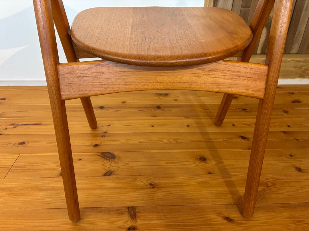 チーク　チェア　美品CHLOROS Scissors ❶　木製　クロロス北欧家具