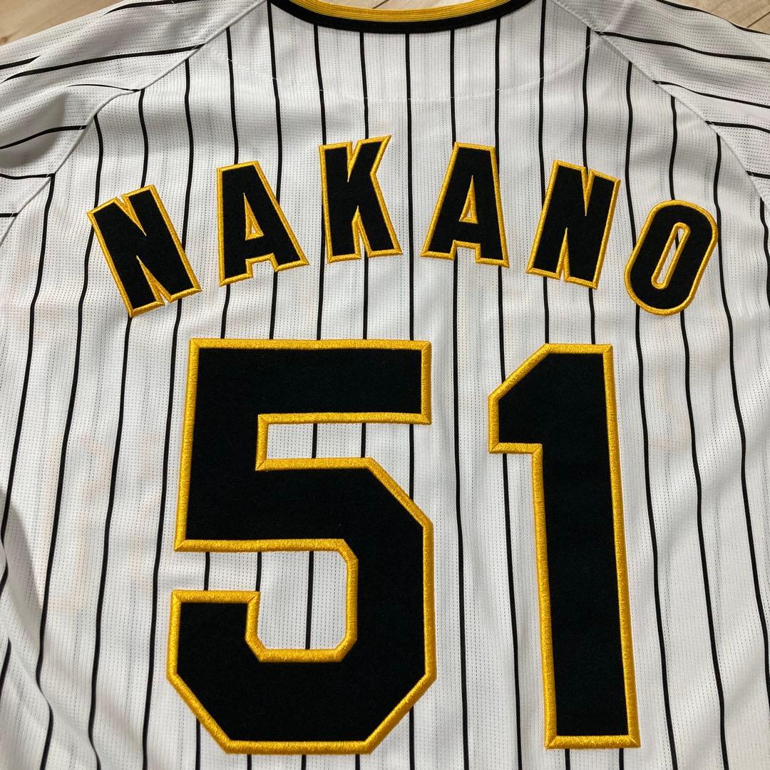 【廃盤品51番】2023年リーグ優勝&日本一阪神タイガース中野拓夢ユニフォームL