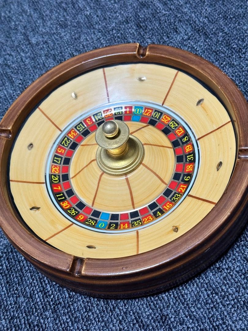 Ｌサイズ 3点セット カジノ 灰皿 ルーレット バカラ ブラックジャック MGM