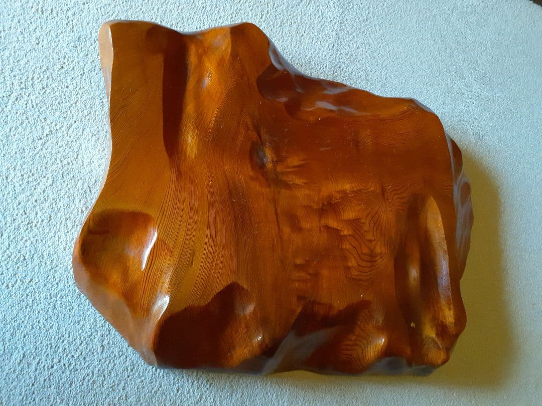 値下げ 希少　世界遺産　屋久杉　飾り台　花台　盆栽台　木製　インテリア　骨董