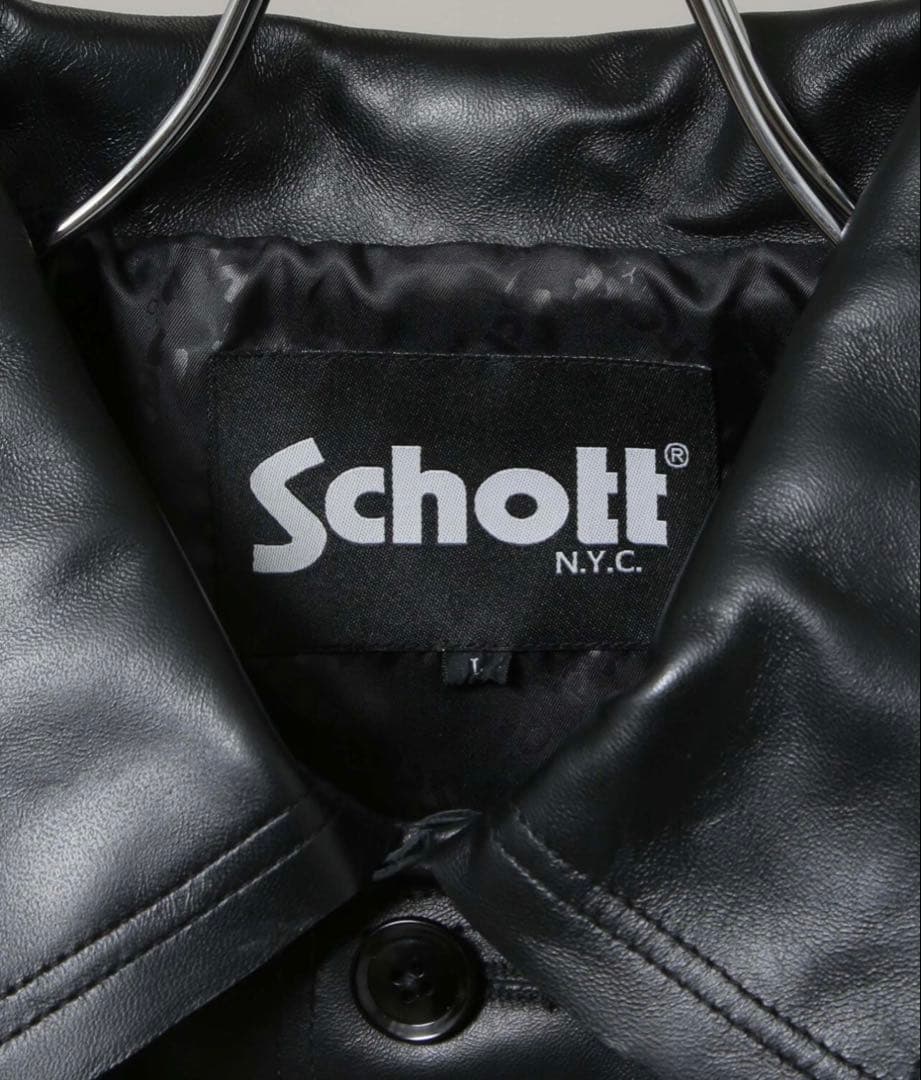 s*ｔ様 新品 未使用 ショット Schott 別注 レザージャケット 羊革 A