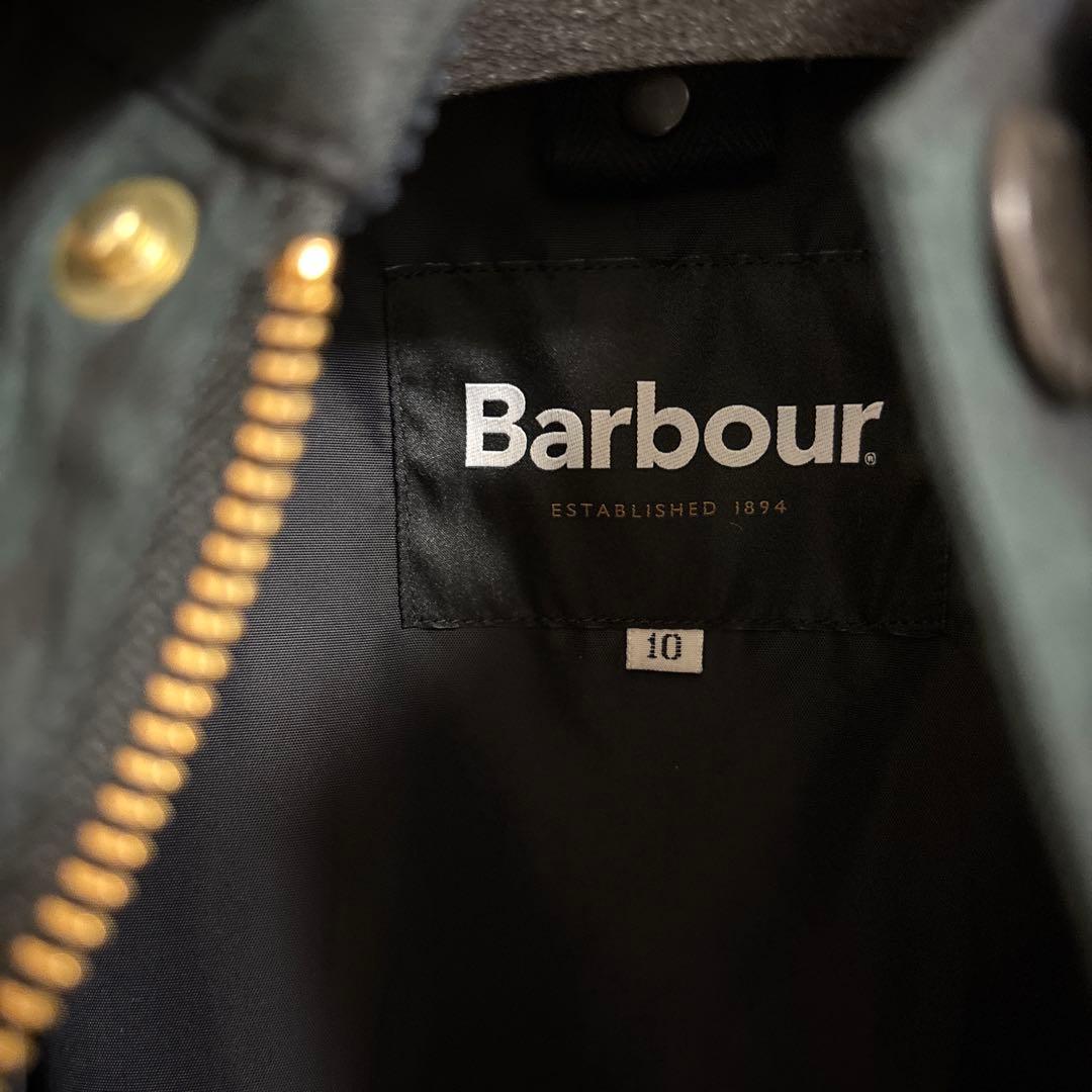 ビームスボーイ別注　Barbour ロングコート　ブラックウォッチ