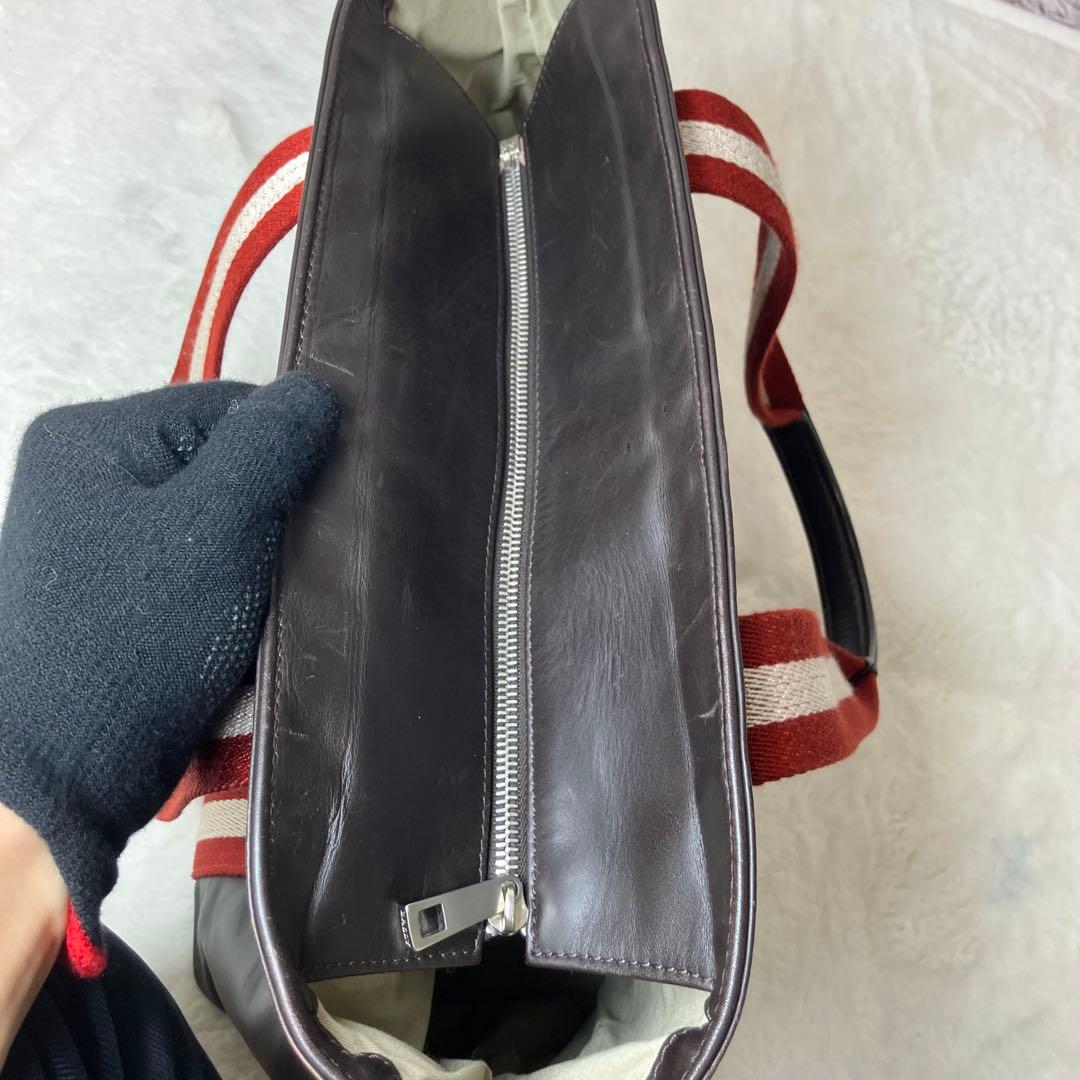 バリー✨トレインスポッティング A4 サイドポケット トートバッグ 本革 レザー